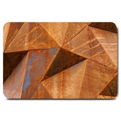 Steel Corten Steel Brown Steel Large Doormat  by Nexatart