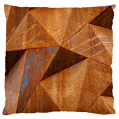 Steel Corten Steel Brown Steel Large Cushion Case (two Sides)