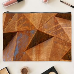 Steel Corten Steel Brown Steel Cosmetic Bag (xxxl) by Nexatart