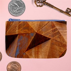 Steel Corten Steel Brown Steel Large Coin Purse