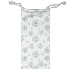 Pastel Floral Motif Pattern Jewelry Bags by dflcprints