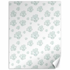 Pastel Floral Motif Pattern Canvas 18  X 24   by dflcprints