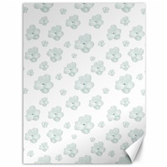 Pastel Floral Motif Pattern Canvas 36  X 48   by dflcprints