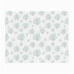 Pastel Floral Motif Pattern Small Glasses Cloth (2-side) by dflcprints