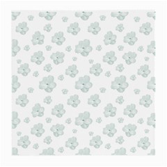 Pastel Floral Motif Pattern Medium Glasses Cloth (2-side) by dflcprints