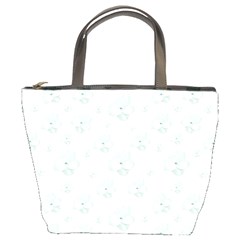 Pastel Floral Motif Pattern Bucket Bags by dflcprints