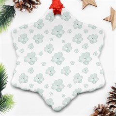 Pastel Floral Motif Pattern Ornament (snowflake) by dflcprints