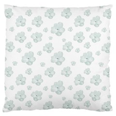 Pastel Floral Motif Pattern Large Cushion Case (two Sides) by dflcprints