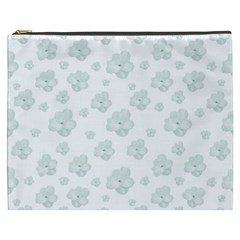 Pastel Floral Motif Pattern Cosmetic Bag (xxxl) by dflcprints