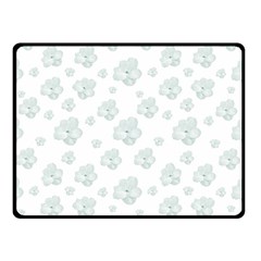 Pastel Floral Motif Pattern Double Sided Fleece Blanket (small)  by dflcprints