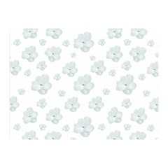 Pastel Floral Motif Pattern Double Sided Flano Blanket (mini)  by dflcprints