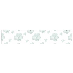 Pastel Floral Motif Pattern Small Flano Scarf by dflcprints