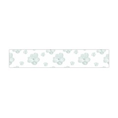 Pastel Floral Motif Pattern Flano Scarf (mini) by dflcprints