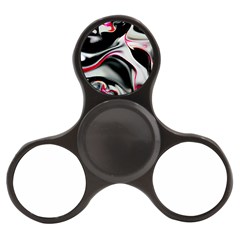 Pink And Black Smokey Design By Kiekie Strickland Finger Spinner by flipstylezfashionsLLC