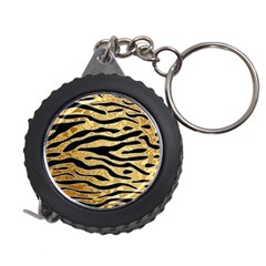 Golden Vector Embossed Golden Black Zebra Stripes Measuring Tape by flipstylezfashionsLLC