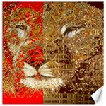 Artistic lion red and gold by kiekie strickland  Canvas 12  x 12   11.4 x11.56  Canvas - 1