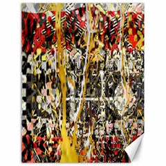 Retro Orange Black And White Liquid Gold  By Kiekie Strickland Canvas 18  X 24   by flipstylezfashionsLLC