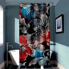 Beautiful Hibiscus Flower Design  Shower Curtain 36  X 72  (stall)  by flipstylezfashionsLLC