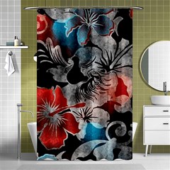 Beautiful Hibiscus Flower Design  Shower Curtain 48  X 72  (small)  by flipstylezfashionsLLC