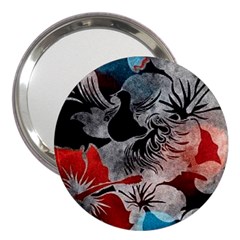 Beautiful Hibiscus Flower Design  3  Handbag Mirrors by flipstylezfashionsLLC