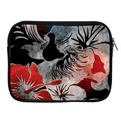 Beautiful Hibiscus Flower Design  Apple Ipad 2/3/4 Zipper Cases by flipstylezfashionsLLC