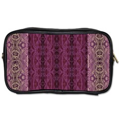 Beautiful Decorative Creative Purple Seamless Design By Kiekie Stricklnd Toiletries Bags by flipstylezfashionsLLC