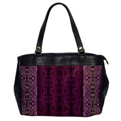 Beautiful Decorative Creative Purple Seamless Design By Kiekie Stricklnd Office Handbags by flipstylezfashionsLLC