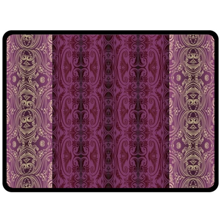 Beautiful decorative Creative purple seamless design by kiekie stricklnd Fleece Blanket (Large) 