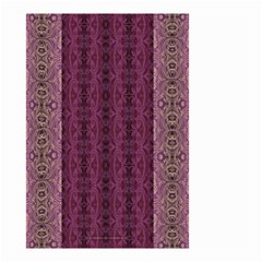 Beautiful Decorative Creative Purple Seamless Design By Kiekie Stricklnd Small Garden Flag (two Sides) by flipstylezfashionsLLC