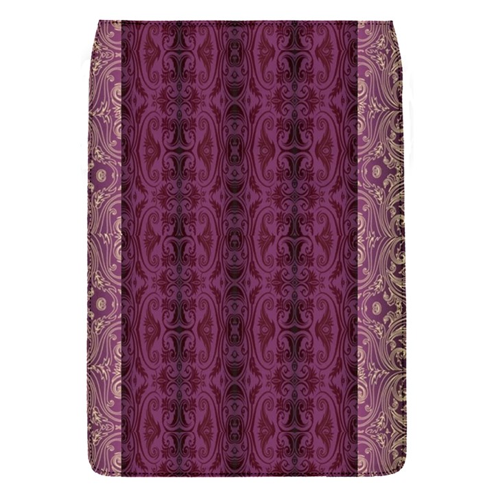 Beautiful decorative Creative purple seamless design by kiekie stricklnd Flap Covers (S) 