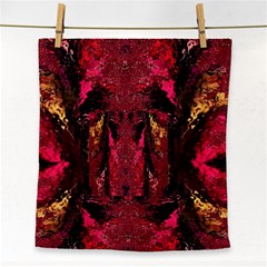 Gorgeous Burgundy Native Watercolors By Kiekie Strickland Face Towel by flipstylezfashionsLLC