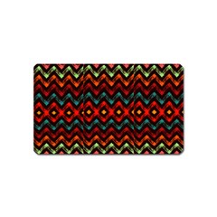 Seamless Native Zigzags By Flipstylez Designs Magnet (name Card) by flipstylezfashionsLLC