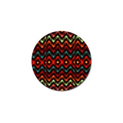 Seamless Native Zigzags By Flipstylez Designs Golf Ball Marker by flipstylezfashionsLLC