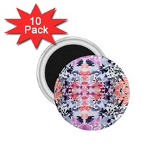 Elegant Japanese Inspired Floral Pattern  1 75  Magnets (10 Pack)  by flipstylezfashionsLLC