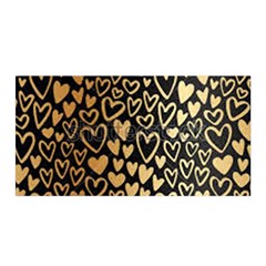 Cluster Of Tiny Gold Hearts Seamless Vector Design By Flipstylez Designs Satin Wrap by flipstylezfashionsLLC