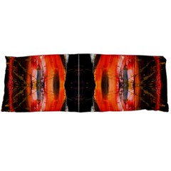 Retro Native Orange Graffiti By Kiekie Strickland Body Pillow Case (dakimakura) by flipstylezfashionsLLC