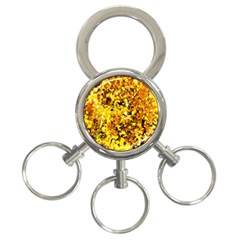 Birch Tree Yellow Leaves 3-ring Key Chains by FunnyCow