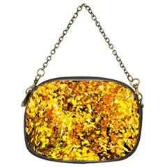 Birch Tree Yellow Leaves Chain Purses (one Side)  by FunnyCow