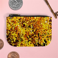 Birch Tree Yellow Leaves Mini Coin Purses by FunnyCow