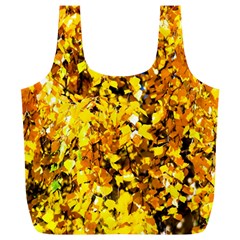 Birch Tree Yellow Leaves Full Print Recycle Bags (l)  by FunnyCow