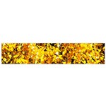 Birch Tree Yellow Leaves Small Flano Scarf Back