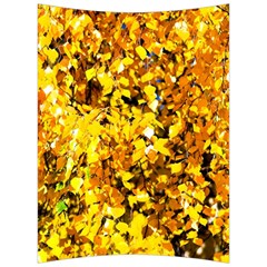 Birch Tree Yellow Leaves Back Support Cushion by FunnyCow