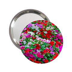 Colorful Petunia Flowers 2 25  Handbag Mirrors by FunnyCow