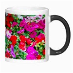 Colorful Petunia Flowers Morph Mugs Right