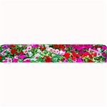 Colorful Petunia Flowers Small Bar Mats 24 x4  Bar Mat