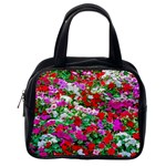 Colorful Petunia Flowers Classic Handbags (One Side) Front