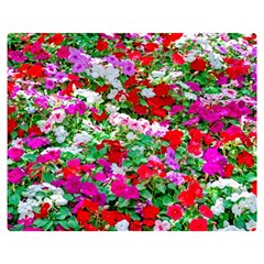 Colorful Petunia Flowers Double Sided Flano Blanket (medium)  by FunnyCow