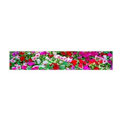 Colorful Petunia Flowers Flano Scarf (Mini)