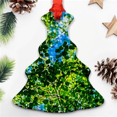 Forest   Strain Towards The Light Christmas Tree Ornament (two Sides) by FunnyCow