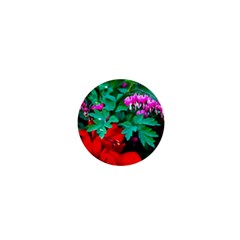 Bleeding Heart Flowers 1  Mini Buttons by FunnyCow